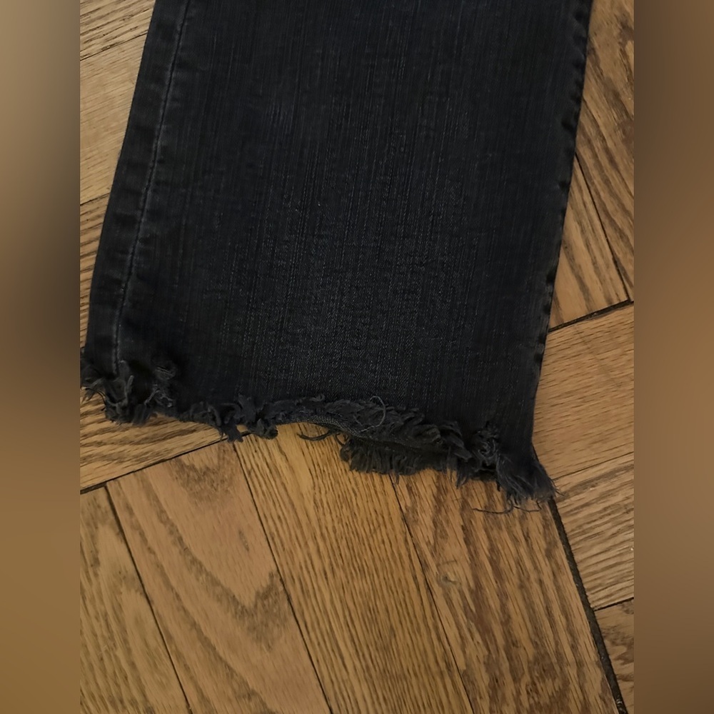 Madewell Cali Demi Boot Jeans in Black Size 25 - Picture 4 of 6